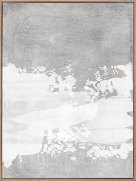 The Poetry of the Imperfect Grey II Canvas Art Print