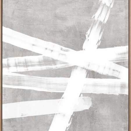 Rustic Charm Grey II Canvas Art Print