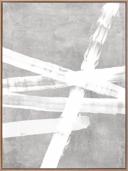 Rustic Charm Grey II Canvas Art Print