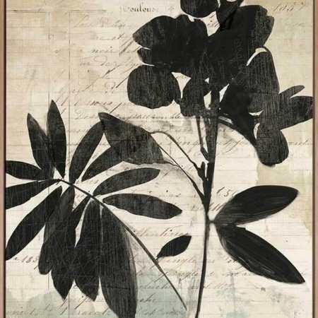 Inky Floral I Canvas Art Print