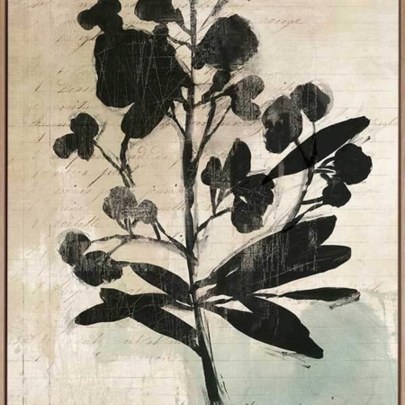 Inky Floral II Canvas Art Print