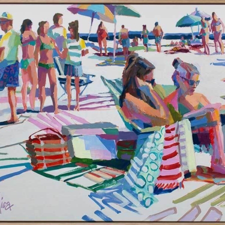 Beach Party Canvas Art Print