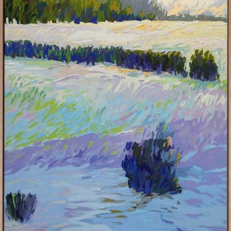 When It Snows Canvas Art Print