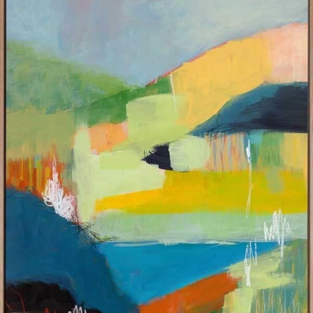 Coastal Hills Canvas Art Print