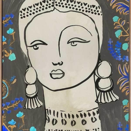 Selene Canvas Art Print