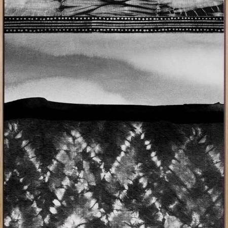 Wabi-Sabi Charcoal Canvas Art Print