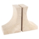 Violino Bookends in Travertine - Beige