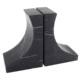 Violino Bookends in Marble - Black