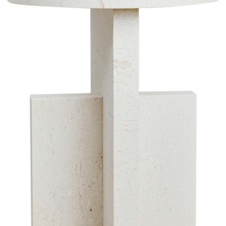 Silas Side Table - Limestone