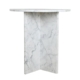 Atticus Side Table - Carrara Marble