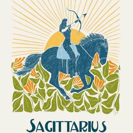 Sagittarius Rectangle Poster