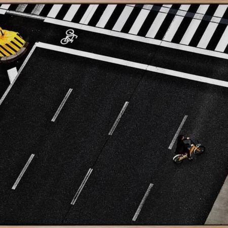 Single Rider Canvas Art Print