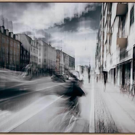 Life in Copenhagen Canvas Art Print