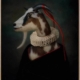 Renaissance Goat Canvas Art Print