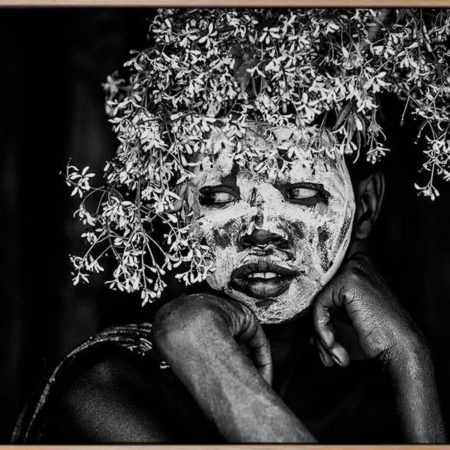 Tribal Flowers I Canvas Art Print