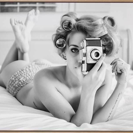 Candid Camera Canvas Art Print
