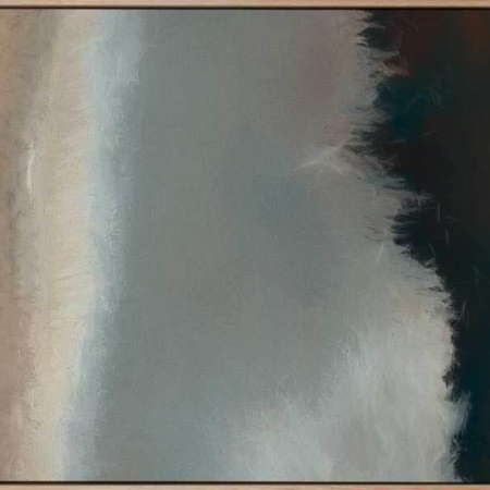 Blurred Coast Canvas Art Print