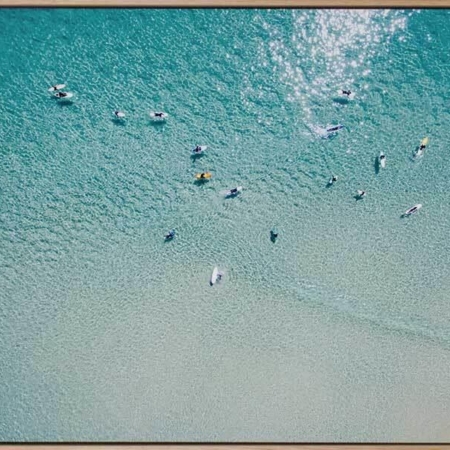 7 Mile Beach Canvas Art Print