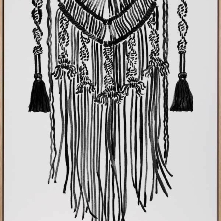 Wanderer Charcoal Canvas Art Print