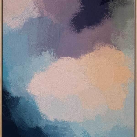 Dark Heather Canvas Art Print