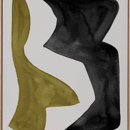 Reprieve Chartreuse Canvas Art Print