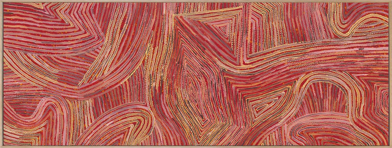 Mina Mina Jukurrpa IV Canvas Art Print