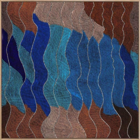 Mina Mina Jukurrpa VII Canvas Art Print