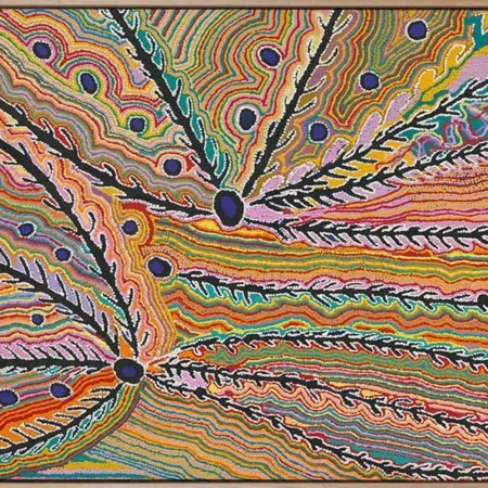 Wakirlpirri Jukurrpa Multicolour Canvas Art Print