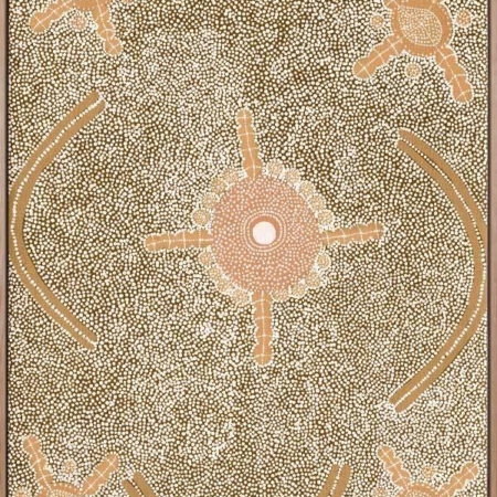 Mina Mina Jukurrpa IX Canvas Art Print