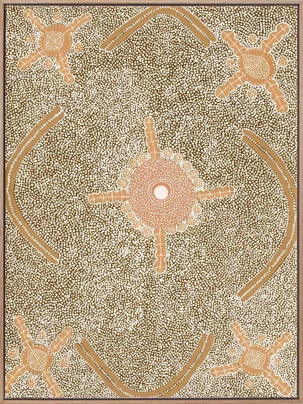 Mina Mina Jukurrpa IX Canvas Art Print