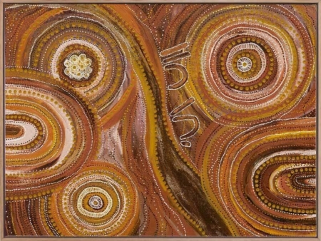 Ngurrbul Dark Canvas Art Print