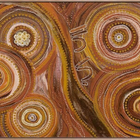 Ngurrbul Dark Canvas Art Print