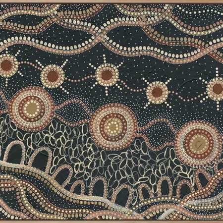 Murriyang Deep Blue Canvas Art Print