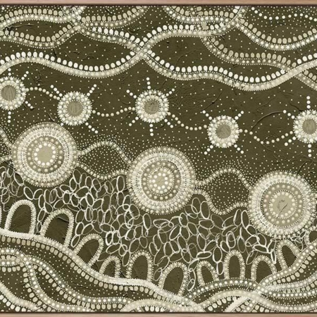 Murriyang Green Canvas Art Print