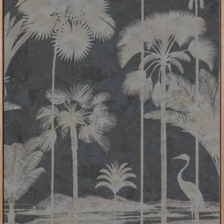 Shadow Palms Ocean II Canvas Art Print