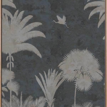 Shadow Palms Ocean III Canvas Art Print