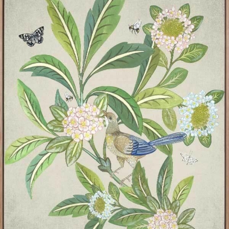 Summer Garden Clay Canvas Art Print