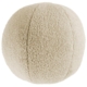 Vanilla Cream Boucle Ball Cushion