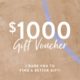 $1000 Gift Voucher