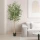 2-pack artificial olive trees