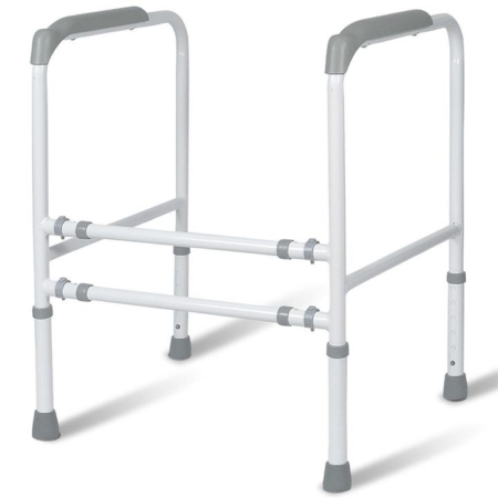 EQUIPMED Over Toilet Support Frame Safety Grab Aid Rail