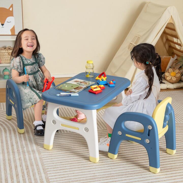 3-piece kiddy table and chair set