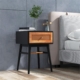 Rattan nightstand