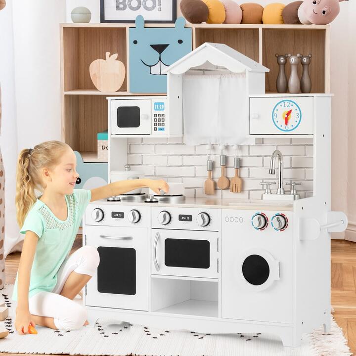 wooden kids kitchen