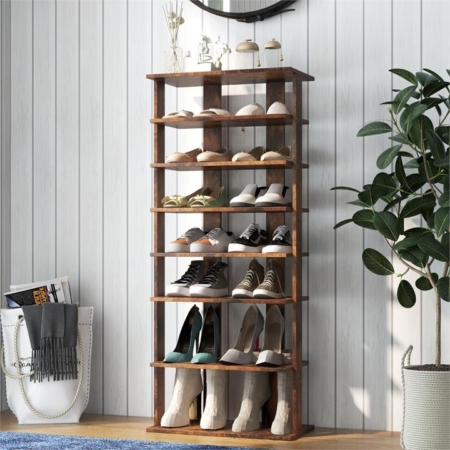 vertical shoe rack