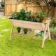 2 tiers raised garden bed