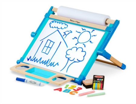 Melissa&Doug Double-Sided Magnetic Tabletop Easel