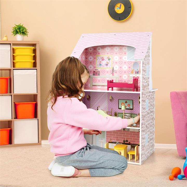 doll cottage with furniture