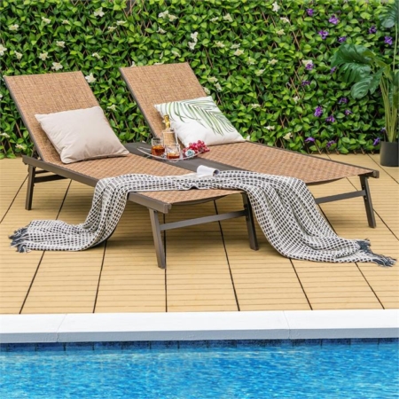 costway sun lounger