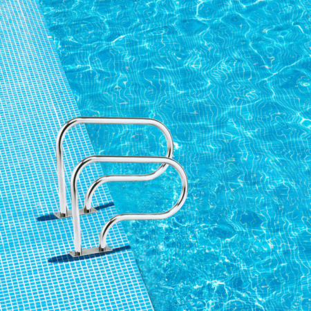 swimming pool handrail